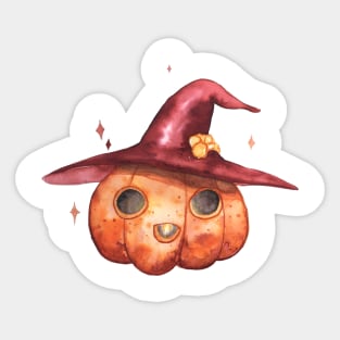 Witchy pumpkin Sticker